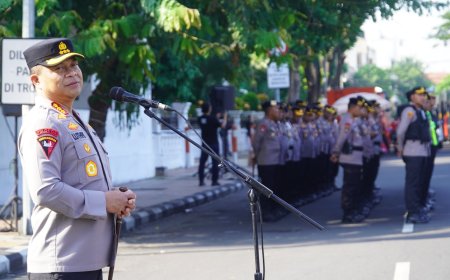 3.670 Personel Siap Kawal Jalannya Aksi May Day di Surabaya