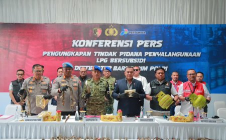 Bareskrim Polri Ungkap Kasus Ilegal LPG Subsidi