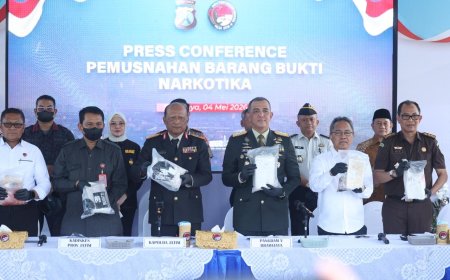 Polda Jatim Tindak Tegas, 22,226 Kg Kokain Dimusnahkan