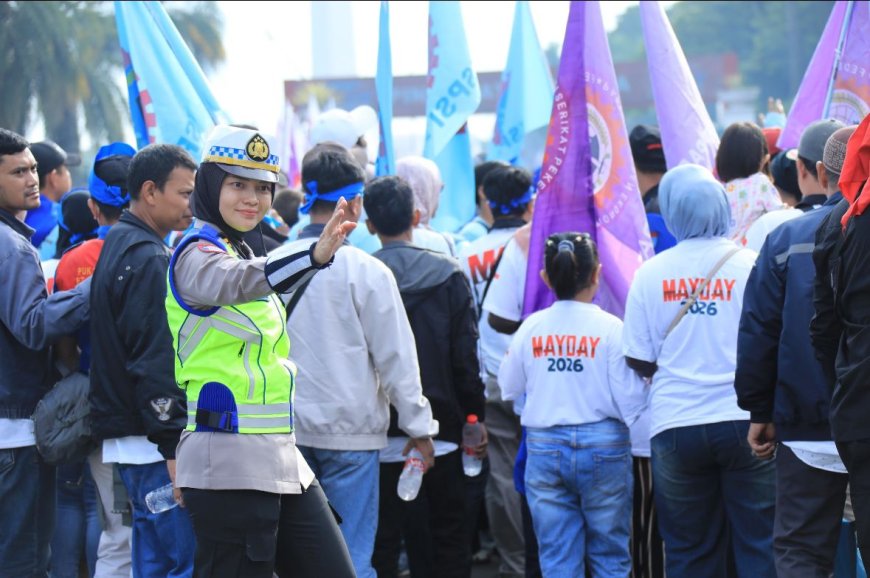 Polri Apresiasi Sikap Tertib Massa Buruh