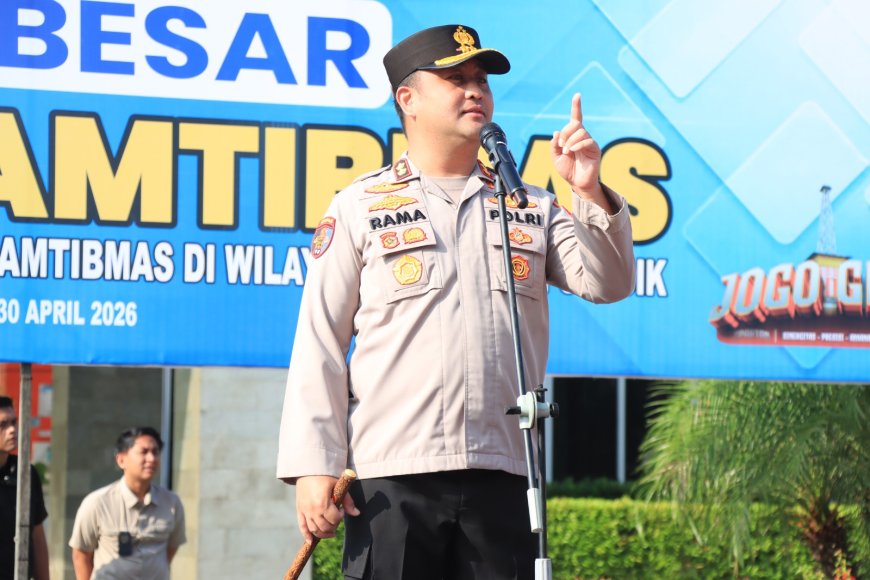 Kapolres Gresik Apresiasi Kedewasaan Massa