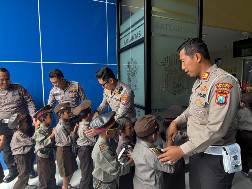 Edukasi Berlalu Lintas Sejak Dini Digencarkan Polresta Sidoarjo