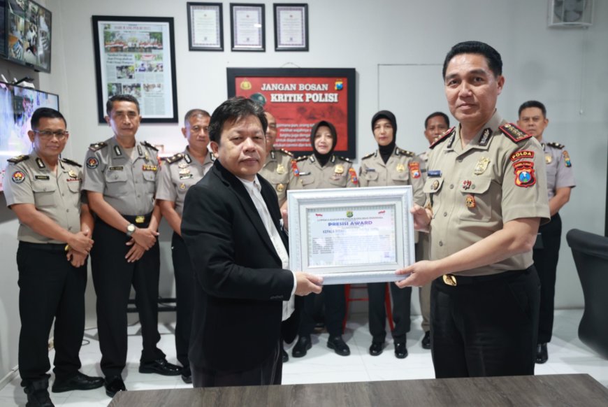 Bidhumas Polda Jawa Timur Dapat Pengakuan atas Kinerja Informatif