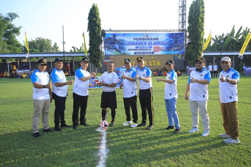 Sambut Hari Bhayangkara, Turnamen Olahraga Jadi Ajang Silaturahmi