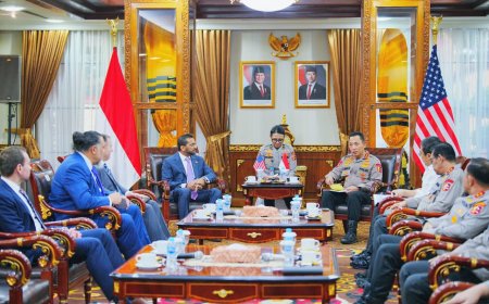 Audiensi Kapolri dan FBI Perkuat Upaya Penanganan Kejahatan Transnasional